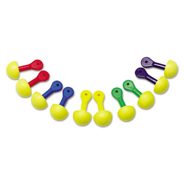 3M™ E·a·r Express Asst Colored-grip Pod Plugs, Cordless, 25nrr, Yw-asst, 100 Pairs freeshipping - TVN Wholesale